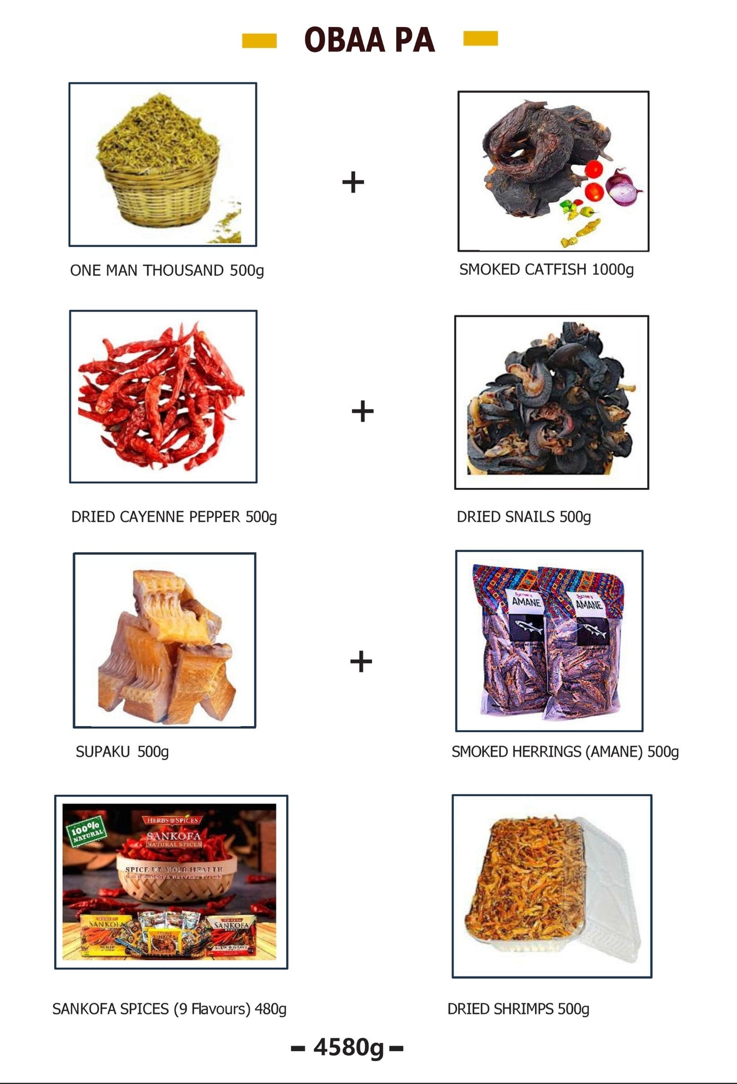 OBAA PA Combo Pack (4480g)