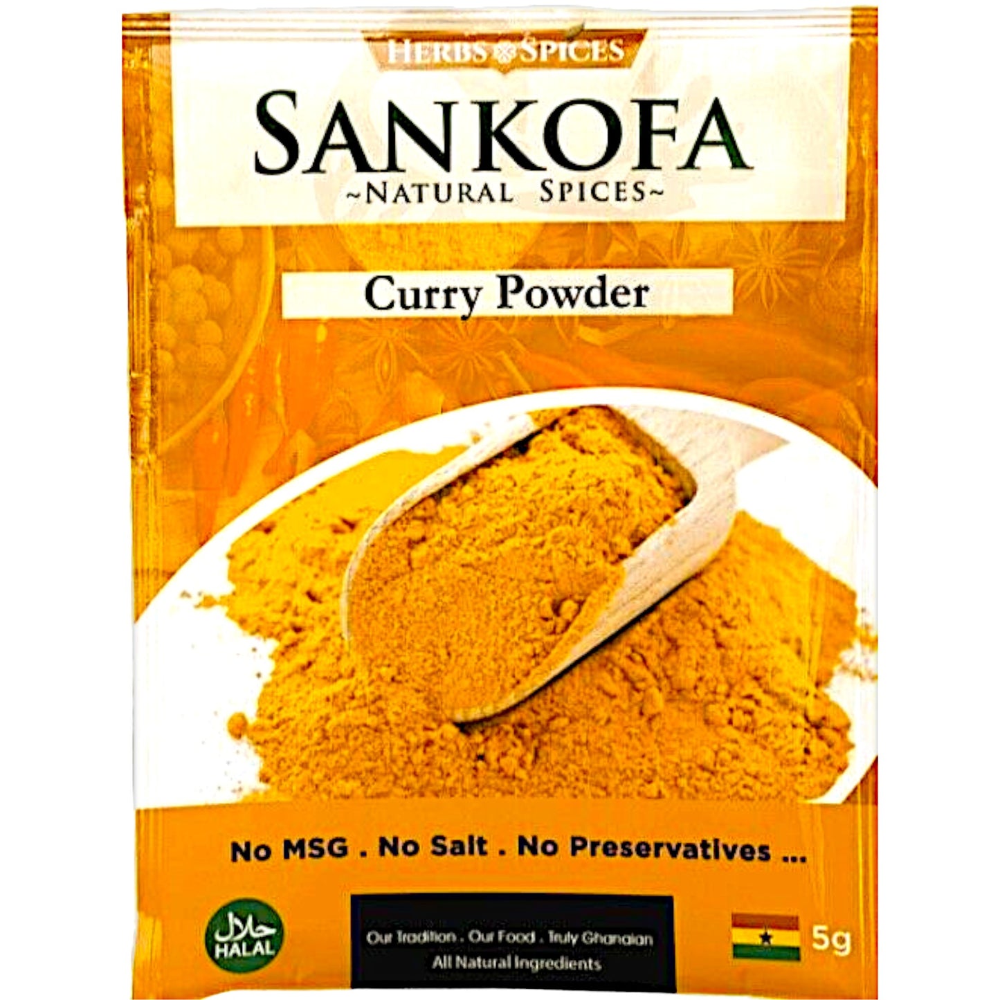 Sankofa Natural Spices 10 Sachets (100% Natural) - £0.75p per Sachet